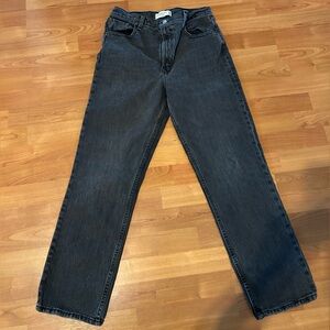 Abercrombie & Fitch Women’s Dark Gray Straight Jeans